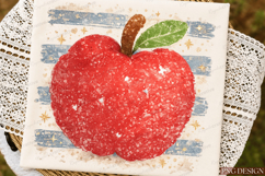 red apple png,teacher apple png,back to school png,vintage Product Image 1