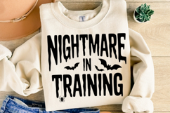 Nightmare in Training Svg | Halloween Svg | Shirt Svg Product Image 2