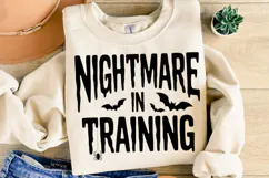 Nightmare in Training Svg | Halloween Svg | Shirt Svg Product Image 2