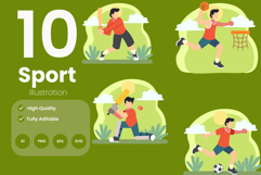 Sport Illustration Pack Product Image 1