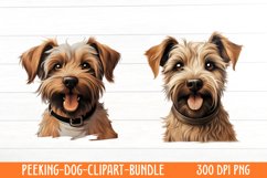 Peeking Dog Collection Clipart Product Image 1