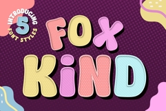 Fox Kind : 5 Font Styles Product Image 1