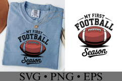My first Football Season Svg | Game Day Svg | Shirt Svg Product Image 2