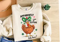 Apparently I have an atitude svg | Shirt Svg Product Image 2