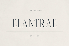 Elantrae Elegant Modern Serif Font Product Image 1