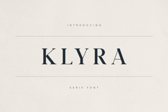 Klyra A Modern Classic Serif Font Product Image 1