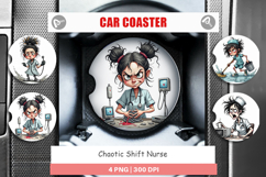 Car Coaster Chaotic Nurse Product Image 1