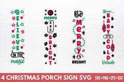 Christmas Porch Sign SVG Product Image 1