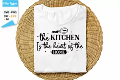 The Kitchen Is The Heart Of The Home SVG Cut File Product Image 1