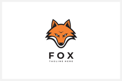 Fox Head Logo Design Vector Illustration Product Image 1