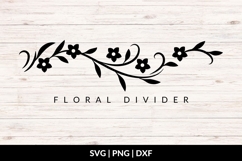 Elegant Floral Border SVG Product Image 1
