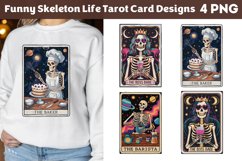 Funny Skeleton Life Tarot Card Designs Product Image 1