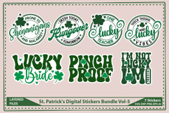 St. Patrick&#039;s Digital Stickers Bundle Product Image 1