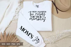 Her Laughter the Melody SVG - Mother's Day Sleeve T shirt De Product Image 1