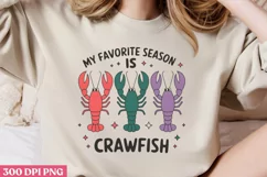 My favorite seasone is crawfish PNG, Mardi Gras PNG Product Image 2