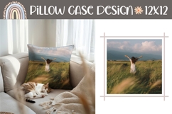 Nature Pillow Case Design, Summer Pillow Design Product Image 1