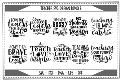 Teacher SVG Design Bundle, School Svg, Teacher Shirt Svg Product Image 1