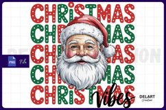 Retro Christmas Vibes PNG Design Product Image 1