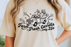 Farm Fresh Carrots Svg, Easter Truck Svg, Easter Carrots Svg Product Image 2
