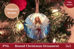 Christmas Ornament Design, Christmas Angel Product Tag Product Image 1
