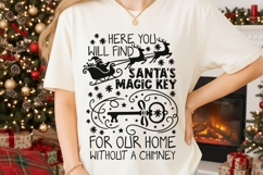 Here You Will Find Santa's Magic Key Svg, Christmas Svg. Product Image 2