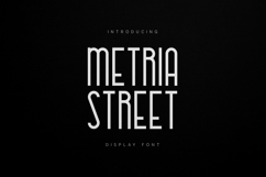 Metria Street Modern Condensed Display Font Product Image 1