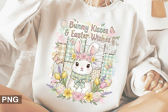 Bunny kisses And Easter Sublimation - Easter PNG Design Product Image 1