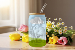 Glass can mockup for sublimation Product Image 2