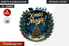 Christmas Greetings clipart PNG, Holiday Quotes wishes Product Image 1