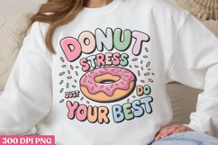 Donut stress PNG, Teachers Testing Day PNG Product Image 1