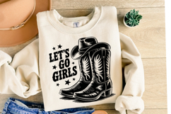 Let's Go Girls svg Design | Svg Cut Files | Shirt Svg Product Image 1