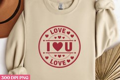 LOVE PNG, Valentines Day Stamps Clipa Product Image 2