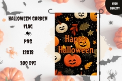 Halloween Pumpkins Garden Flag, Cute Halloween Garden Flag Product Image 1