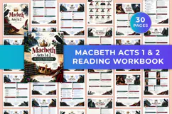 Macbeth Acts 1 & 2 Reading Workbook Kdp interiors Product Image 1