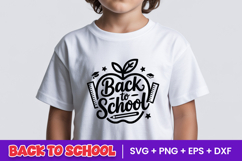 Back To School Apple Design SVG PNG Product Image 1