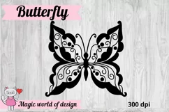 Butterflies svg Silhouette for Cricut Cut files Product Image 2