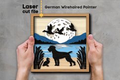 German Pointer Dog SVG Laser cut file for Glowforge Product Image 1