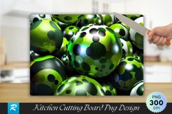 3D Camouflage Balls Cutting Board Sublimation Design Product Image 1
