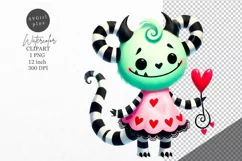 Monster clipart, Kids clipart, Cute clipart Product Image 1