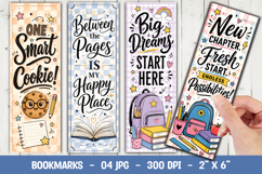 School Quote Bookmark Sublimation Product Image 1