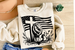 USA Lion Svg Design | Svg Cut Files | Shirt Svg Product Image 2