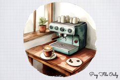 Coffee Shop Girls Clipart PNG Product Image 1