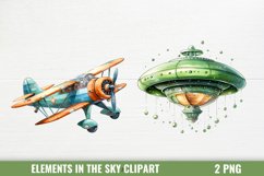Elements In The Sky And Space Clipart Product Image 1