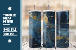 Blue marble tumbler wrap design Product Image 1