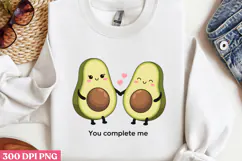 You Complete me PNG, Valentine Sublimation PNG Product Image 2