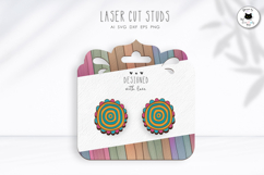 Boho Floral Earrings Laser Cut SVG Product Image 1