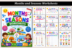 Months and Seasons Worksheets Product Image 1