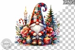 Christmas Gnome Sublimation - Clipart PNG Design Product Image 1