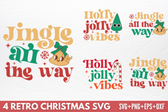 Retro Christmas Tshirt SVG Product Image 1