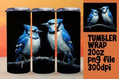 Vibrant Bird Tumbler Wrap - 20oz Product Image 1